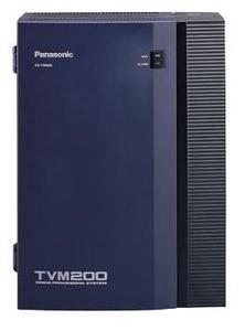 Panasonic KX-TVM200BX (Голосовая почта до 24 портов, до 1000 часов записи, до 1024 голосовых ящиков)